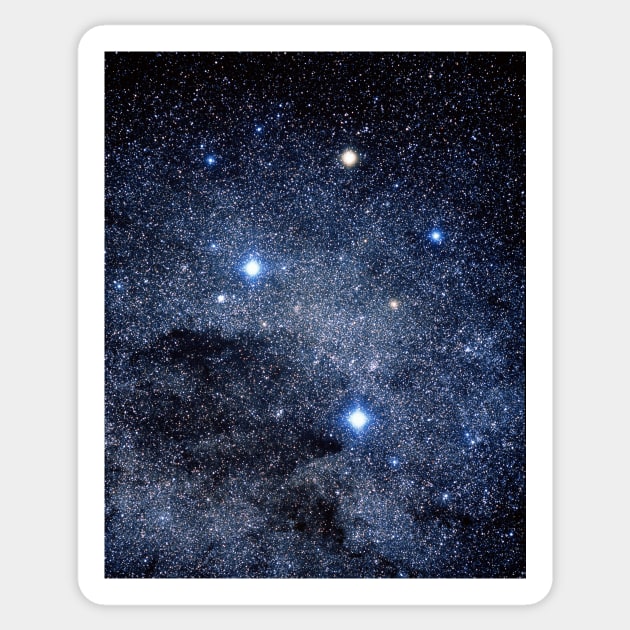 The constellation of the Southern Cross (R550/0238) Sticker by SciencePhoto